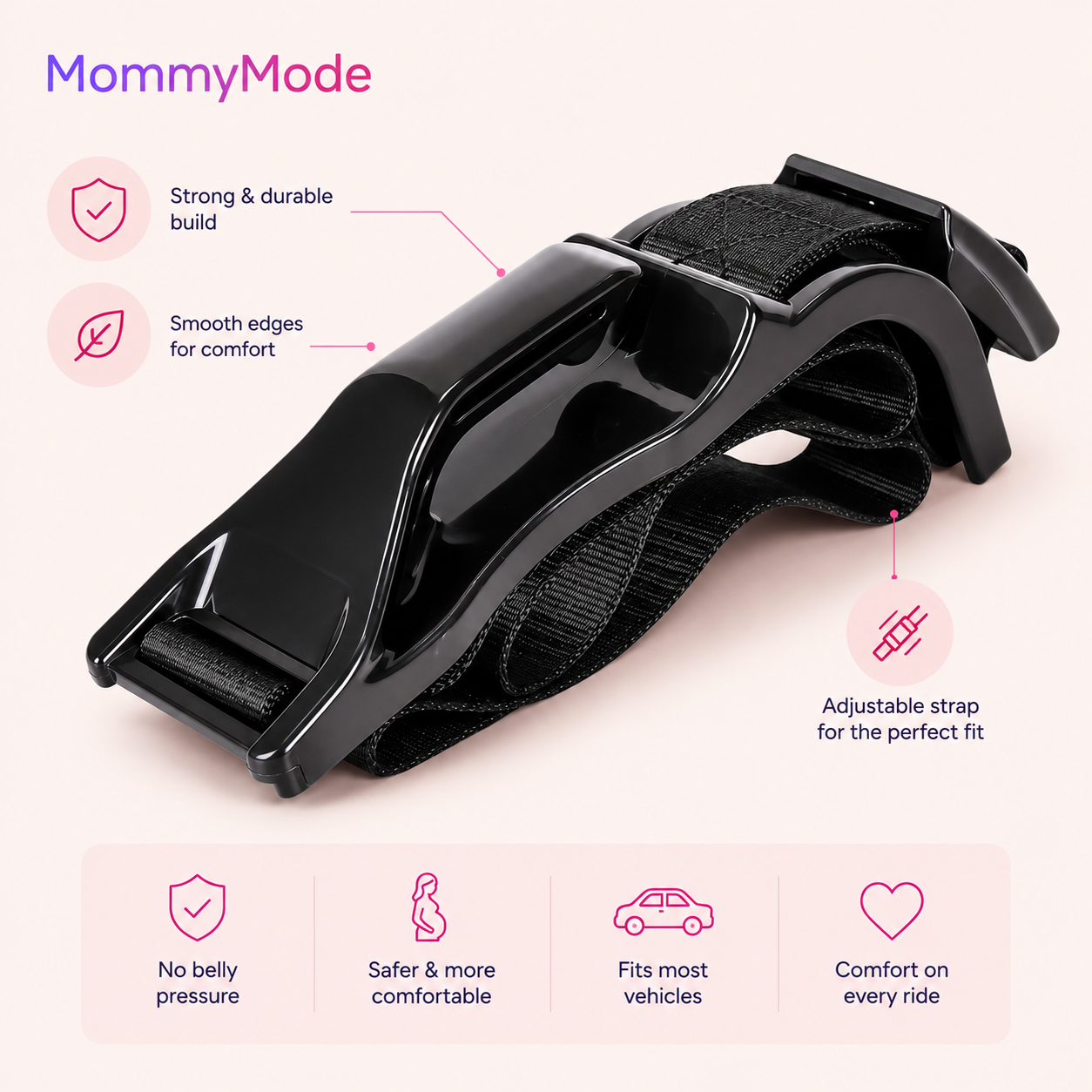 Mommy Mode ™ - Pregnancy Seat Belt Adjuster